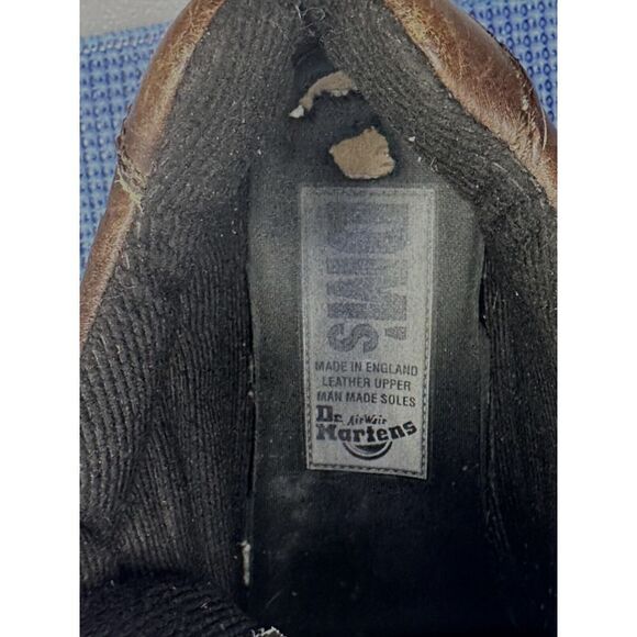Dr Doc Martens 8550 Boots 5 Eye 1 Hook VINTAGE VTG. MADE IN ENGLAND UK SZ. 6‎ main image 9